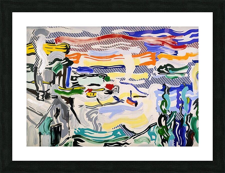 Roy Lichtenstein 36 Picture Frame print