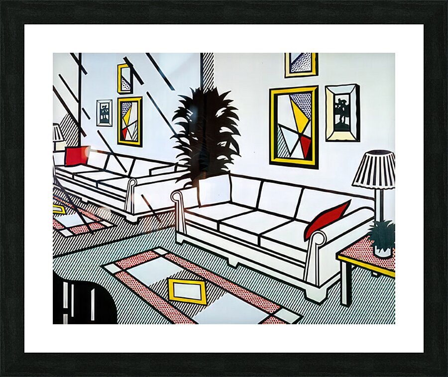 Roy Lichtenstein 50 Picture Frame print