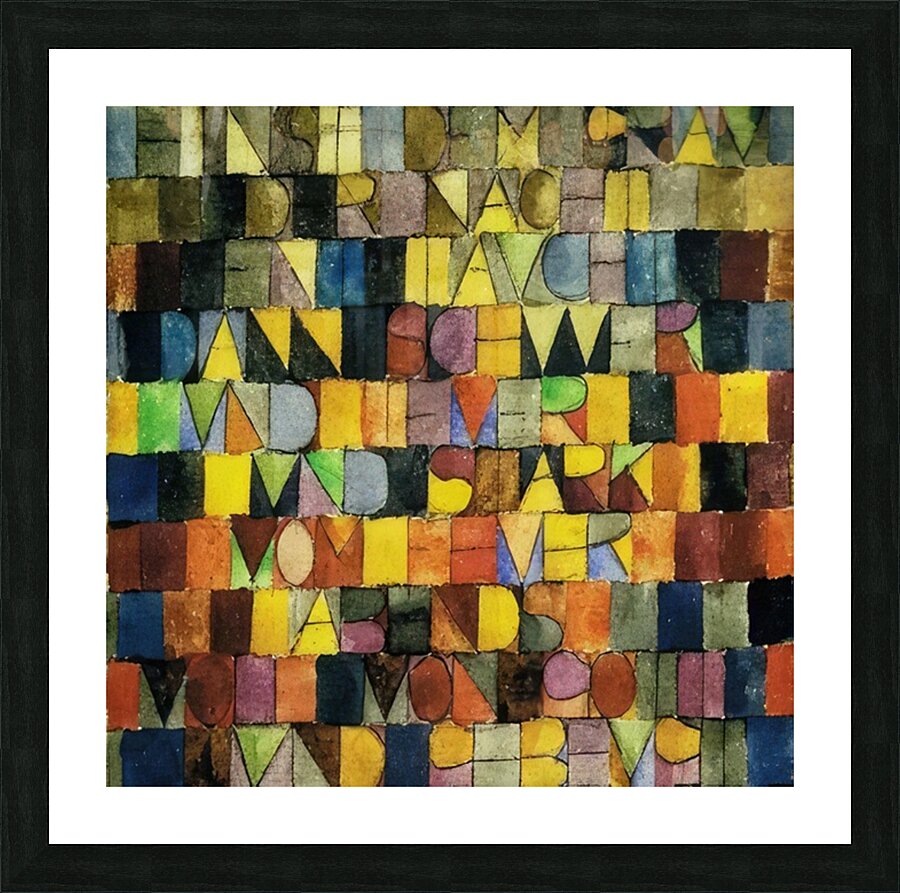 Paul Klee 19 Impression et Cadre photo