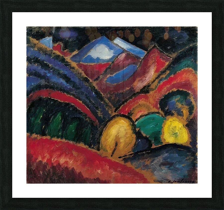Alexej von Jawlensky 16 Picture Frame print