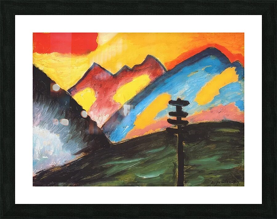 Alexej von Jawlensky 18 Picture Frame print