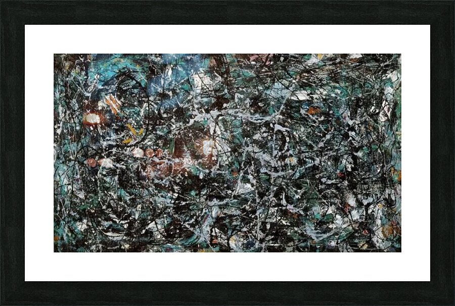 Jackson Pollock Picture Frame print