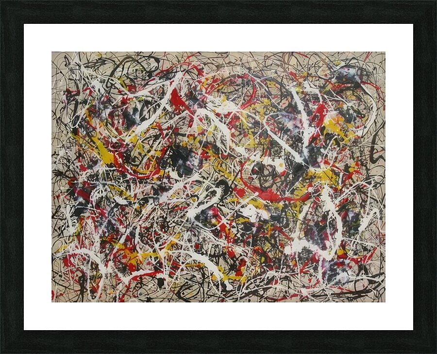Jackson Pollock 1 Picture Frame print