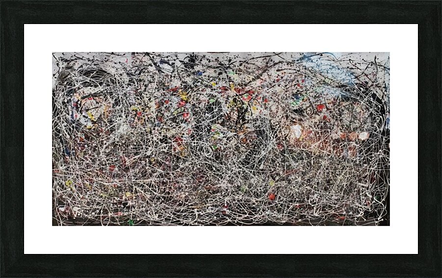 Jackson Pollock 2 Picture Frame print