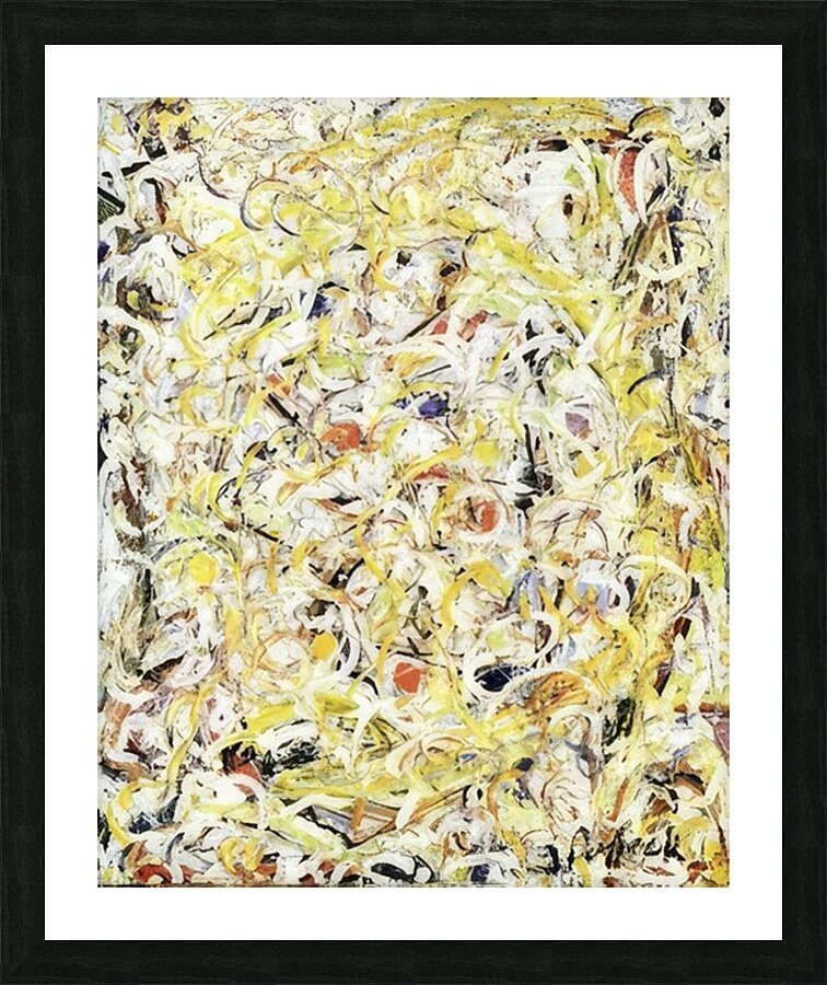 Jackson Pollock 3 Picture Frame print