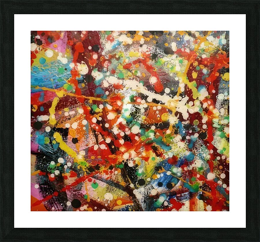 Jackson Pollock 8 Picture Frame print