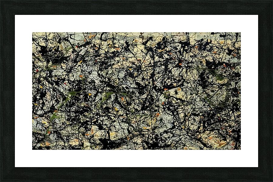 Jackson Pollock 9 Picture Frame print