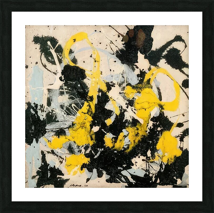 Jackson Pollock 11 Picture Frame print