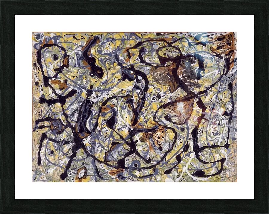 Jackson Pollock 14 Picture Frame print