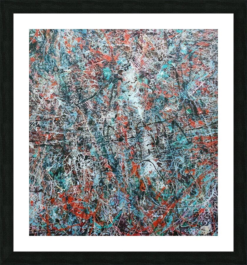 Jackson Pollock 15 Picture Frame print
