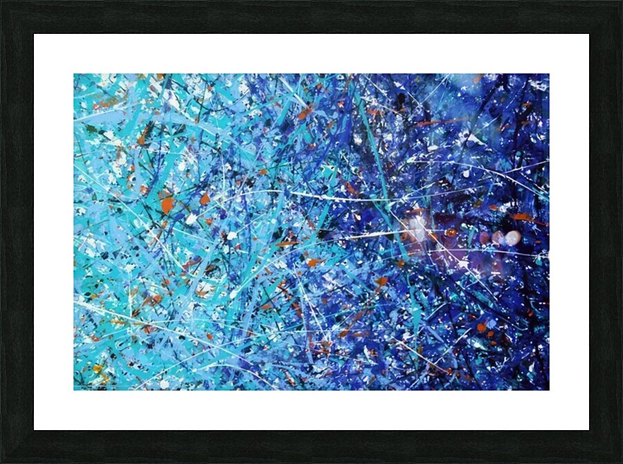 Jackson Pollock 16 Picture Frame print