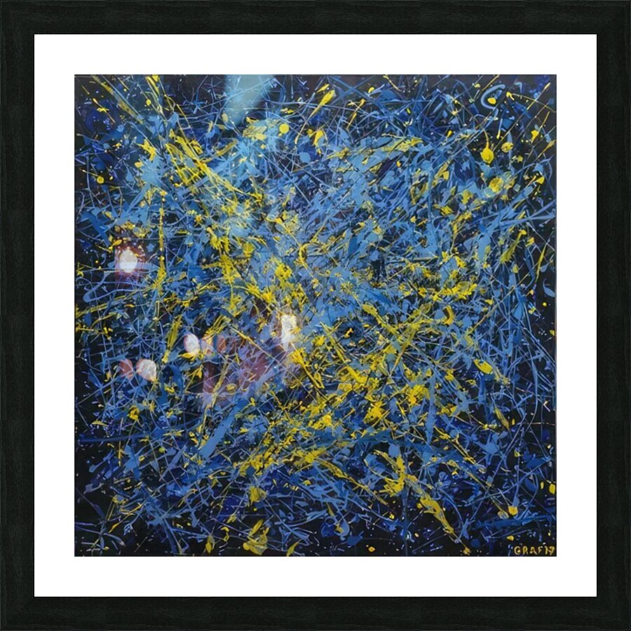 Jackson Pollock 17 Picture Frame print