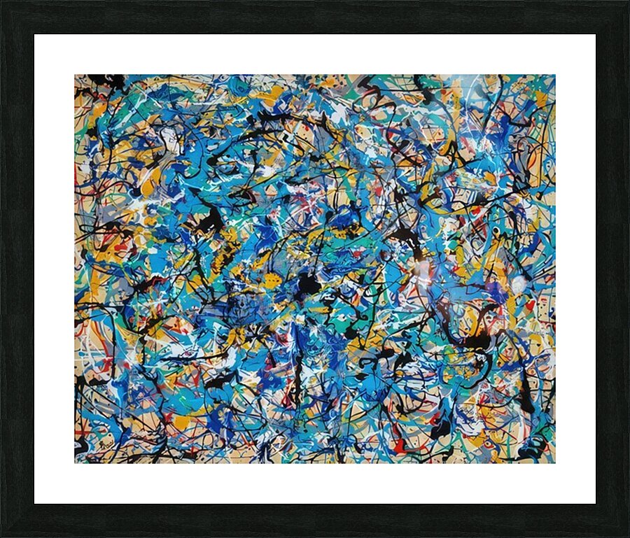 Jackson Pollock 18 Picture Frame print