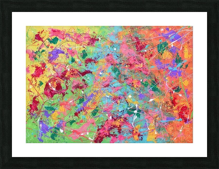 Jackson Pollock 25 Picture Frame print