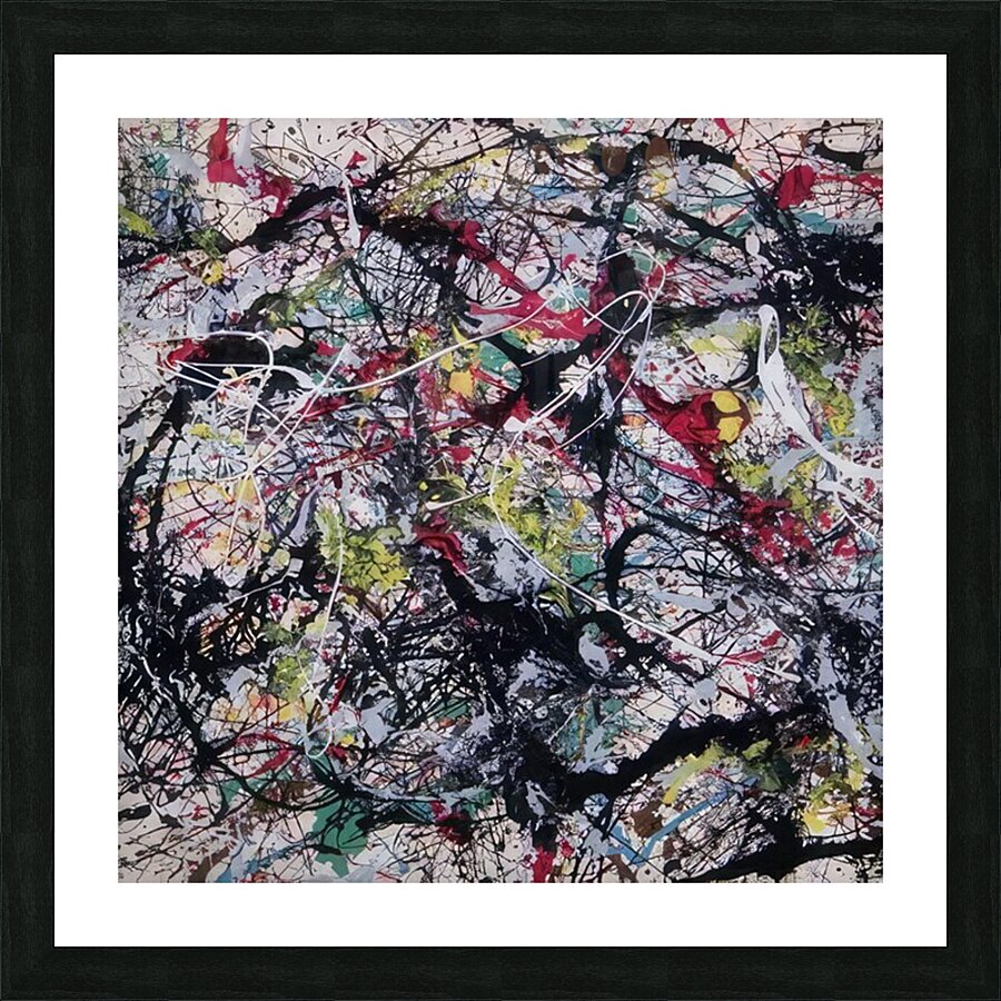 Jackson Pollock 26 Picture Frame print