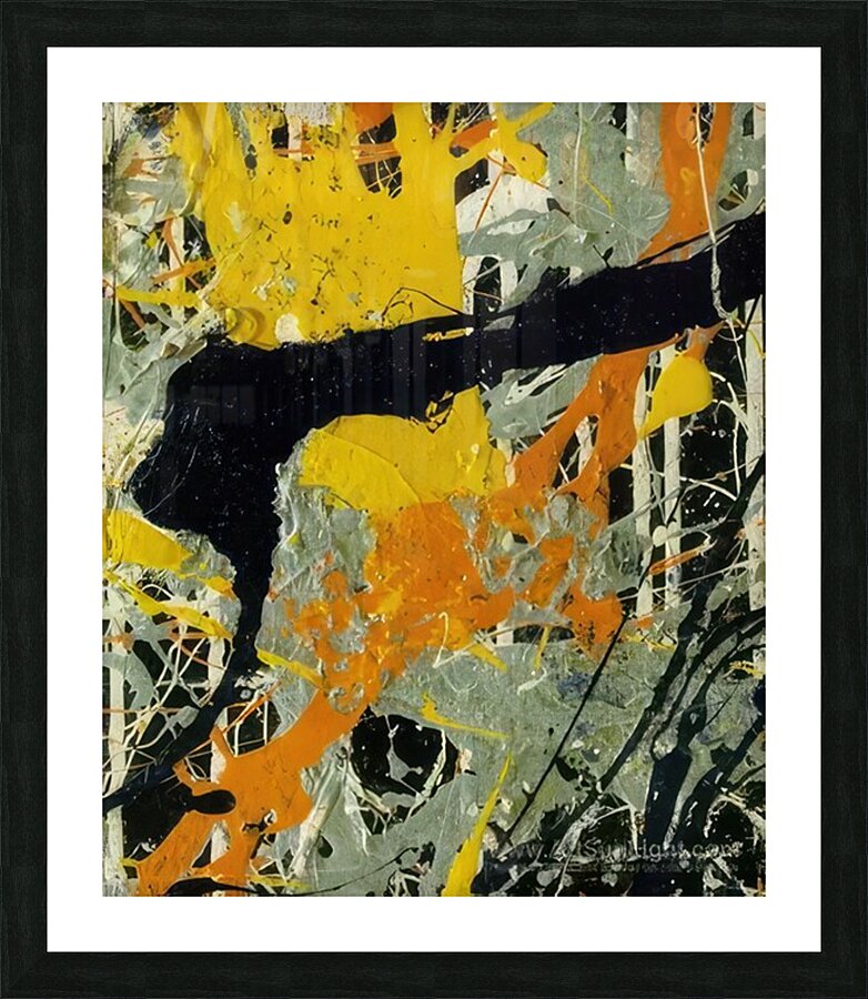 Jackson Pollock 28 Picture Frame print