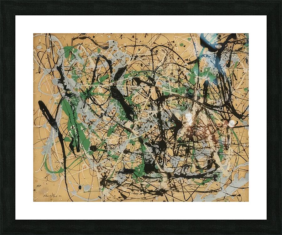 Jackson Pollock 31 Picture Frame print