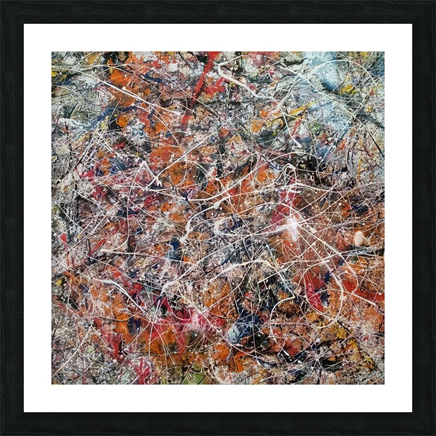 Jackson Pollock 40 Picture Frame print