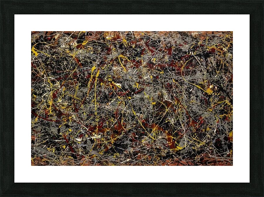 Jackson Pollock 2 Picture Frame print