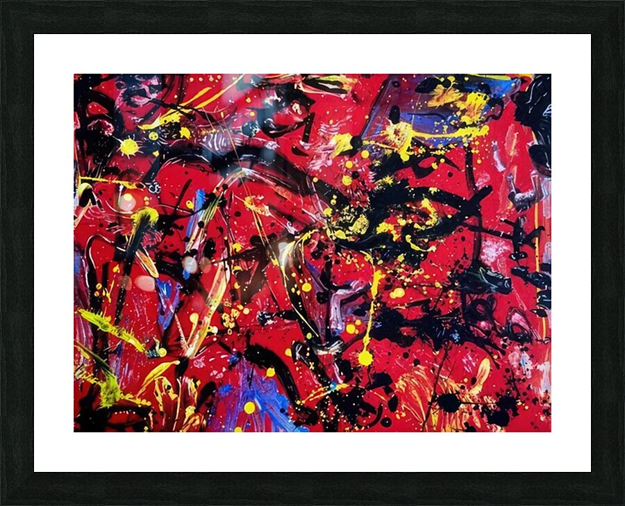 Jackson Pollock 5 Picture Frame print