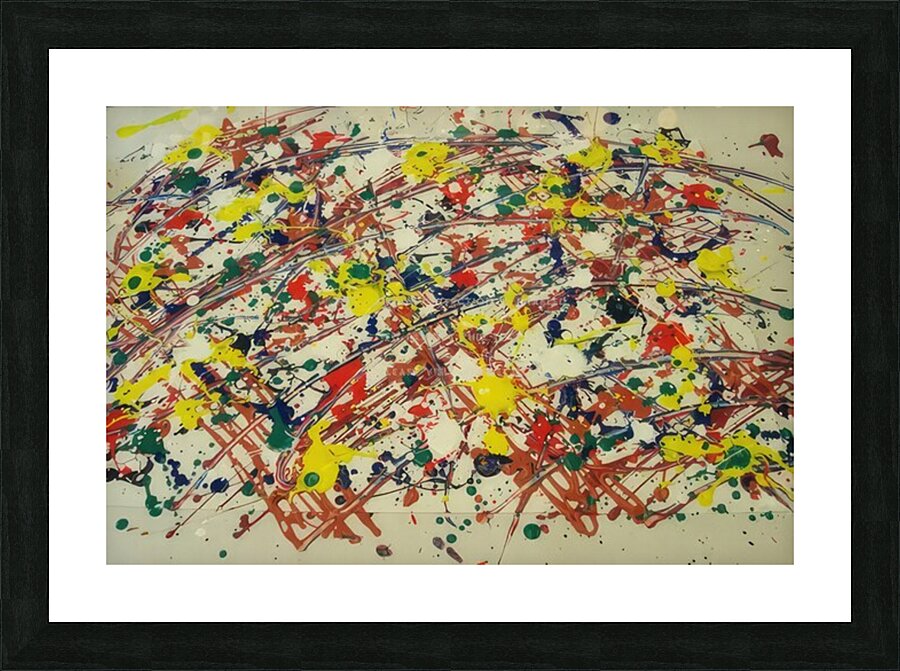 Jackson Pollock 6 Picture Frame print
