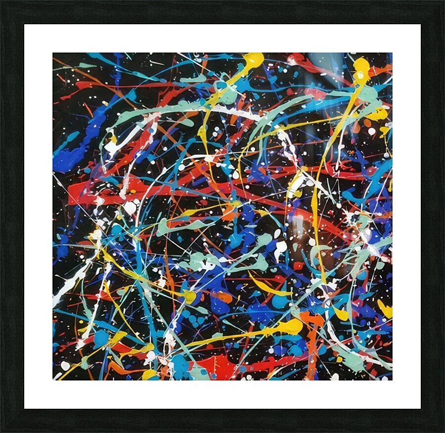 Jackson Pollock 9 Picture Frame print