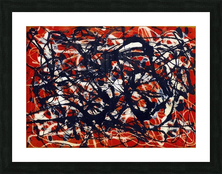 Jackson Pollock 10 Picture Frame print