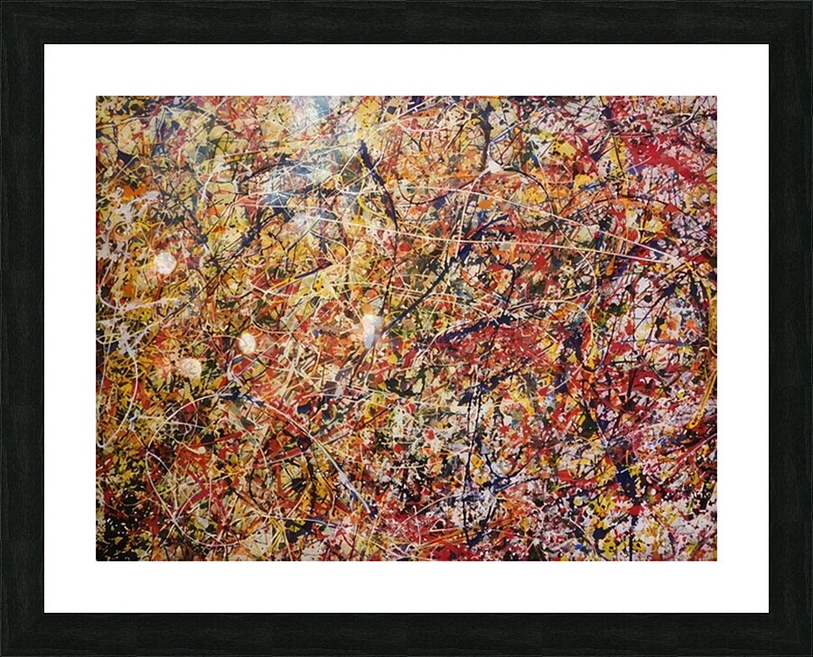 Jackson Pollock 17 Picture Frame print