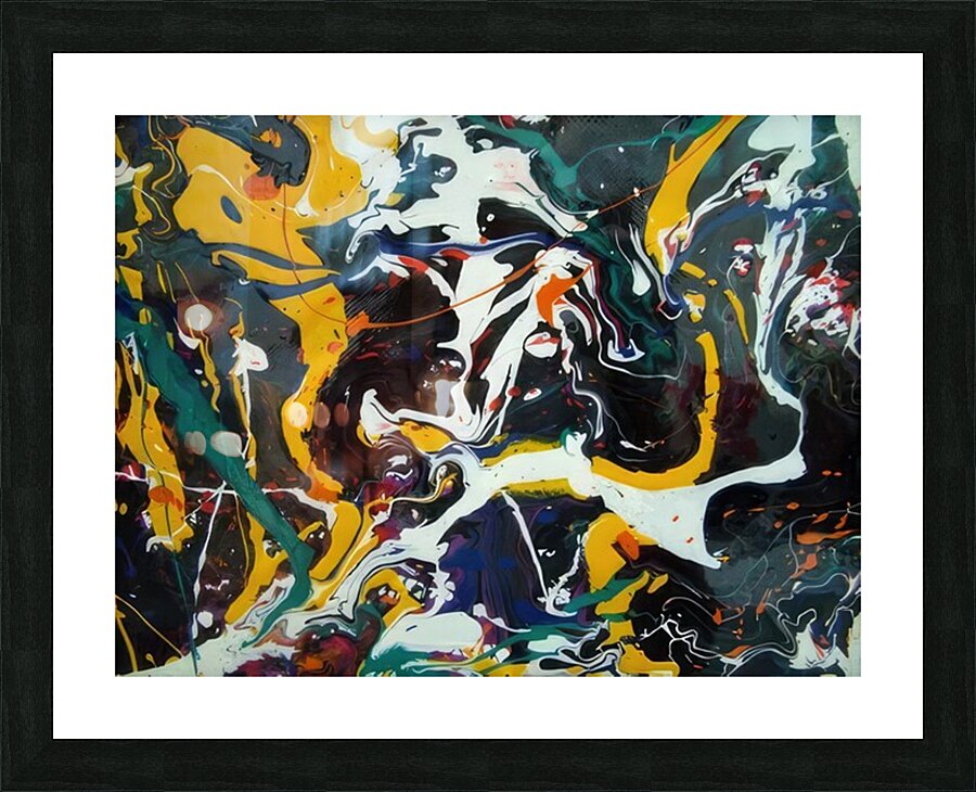 Jackson Pollock 20 Picture Frame print