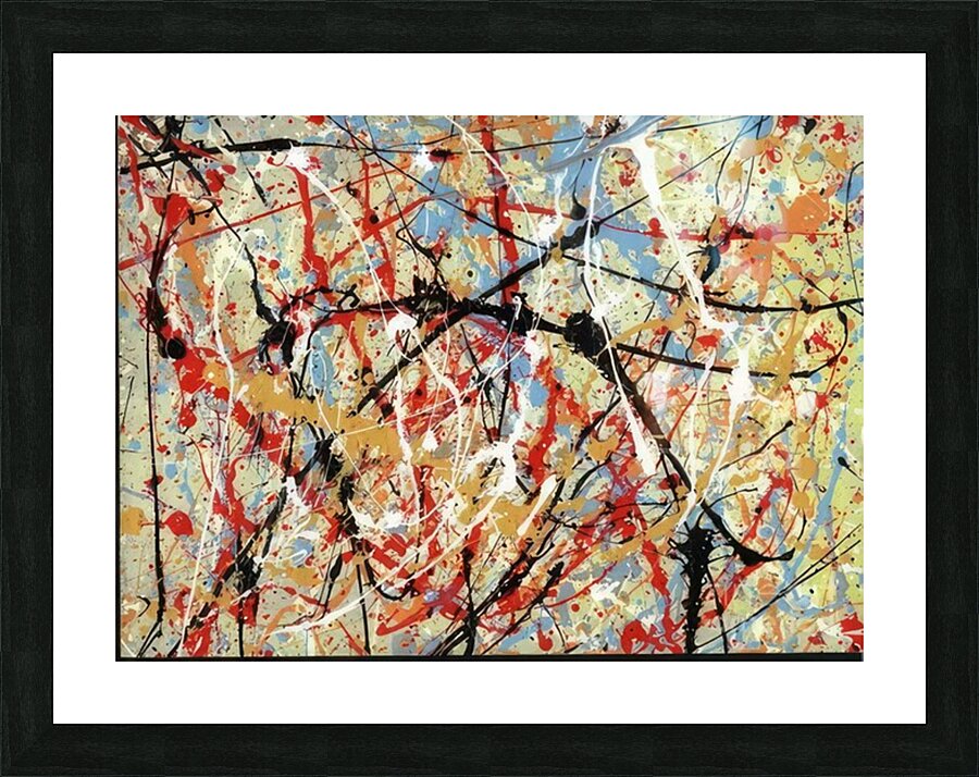 Jackson Pollock 23 Picture Frame print