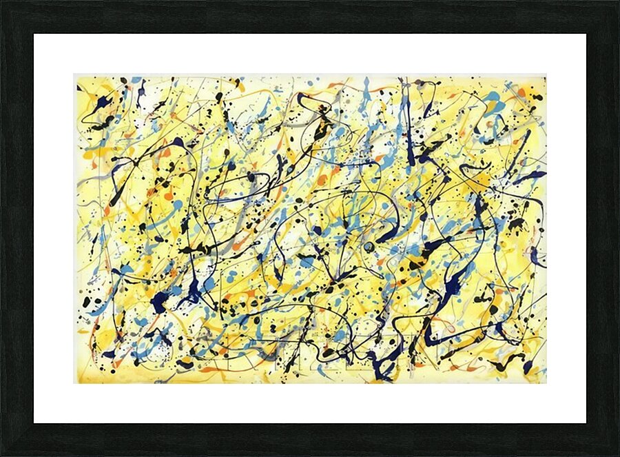 Jackson Pollock 24 Picture Frame print