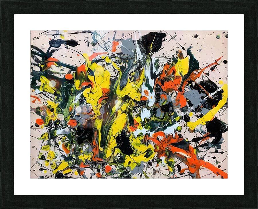 Jackson Pollock 26 Picture Frame print
