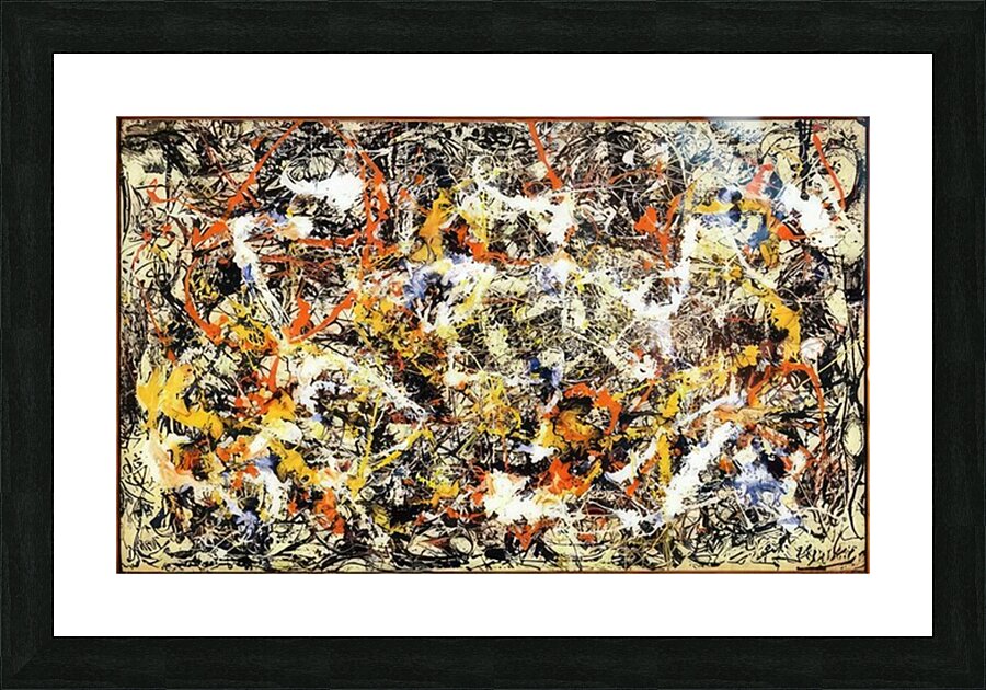Jackson Pollock 27 Picture Frame print