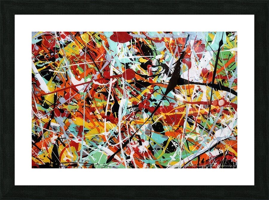 Jackson Pollock 28 Picture Frame print