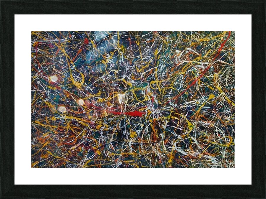 Jackson Pollock 30 Picture Frame print