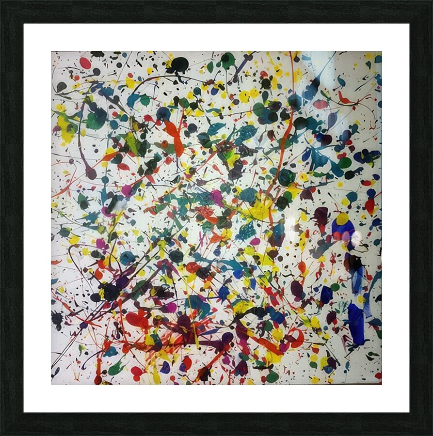 Jackson Pollock 32 Picture Frame print