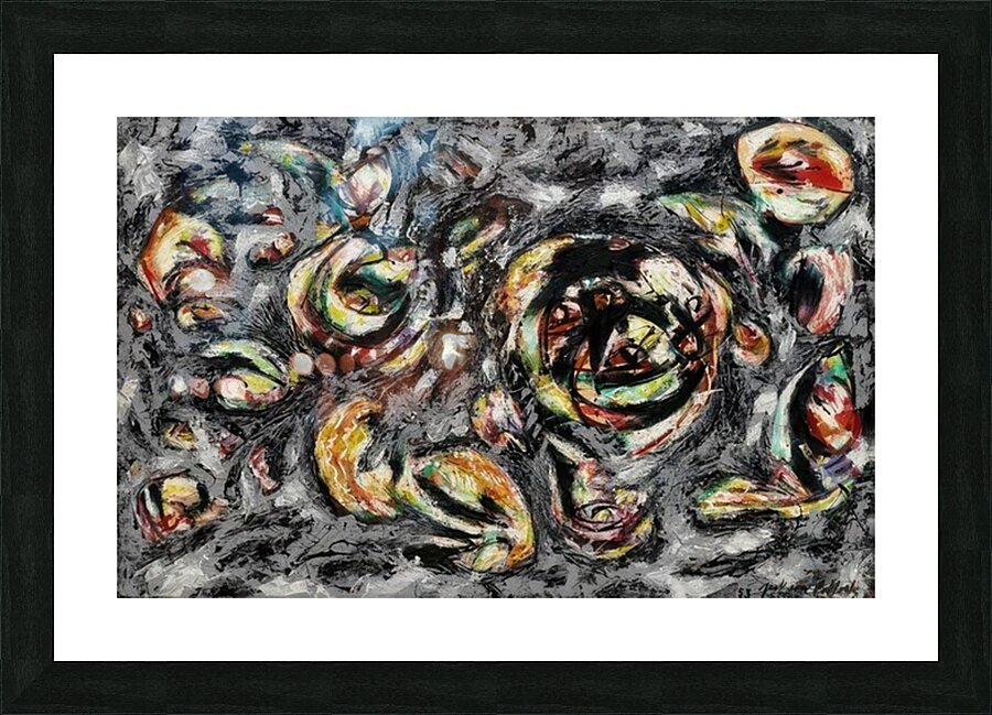 Jackson Pollock 33 Picture Frame print