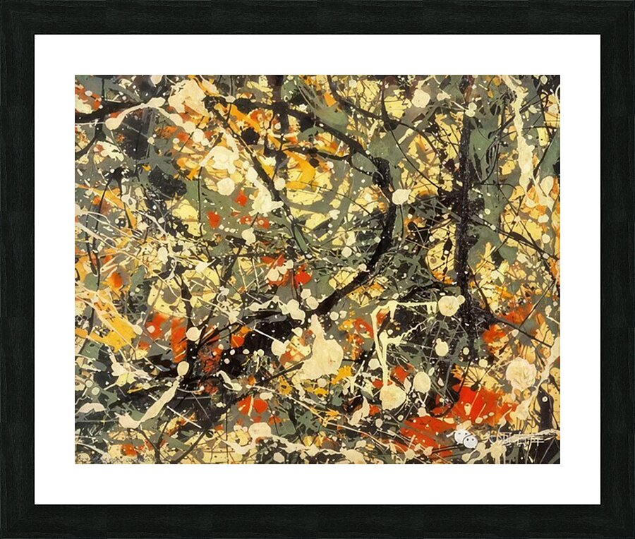 Jackson Pollock 35 Picture Frame print