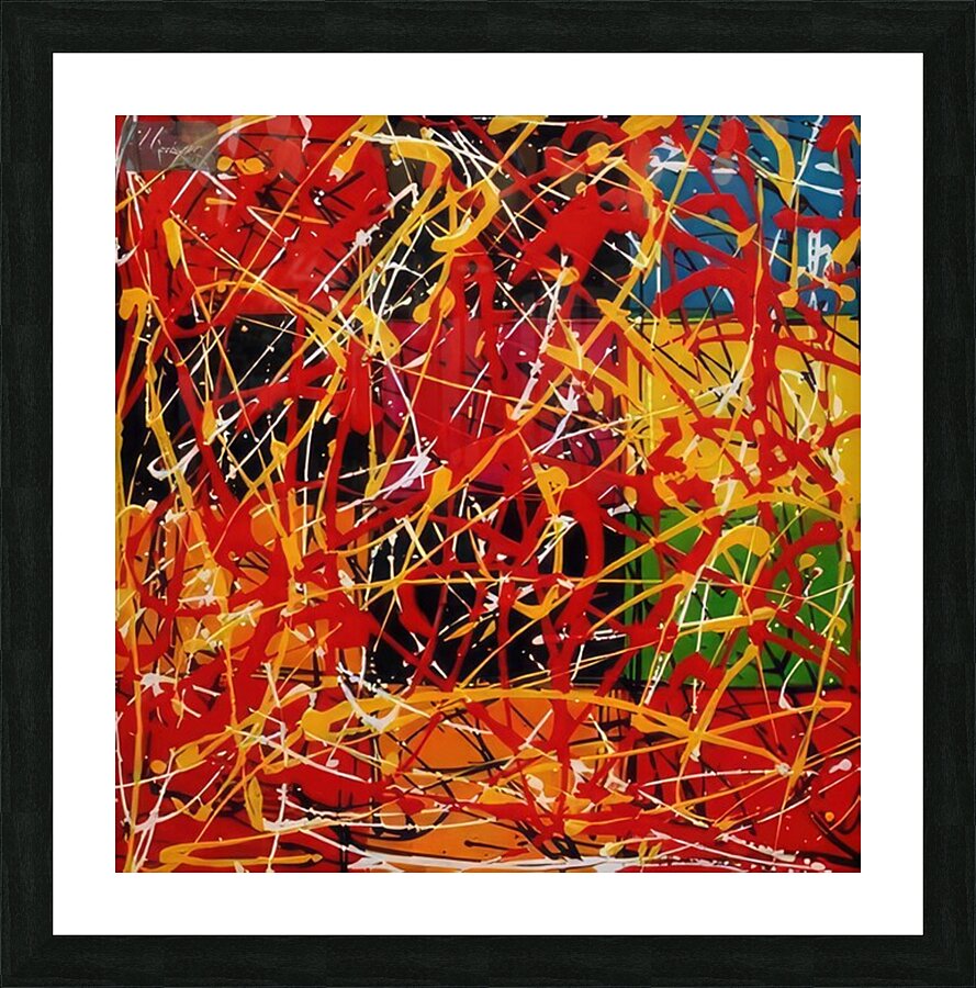 Jackson Pollock 36 Picture Frame print