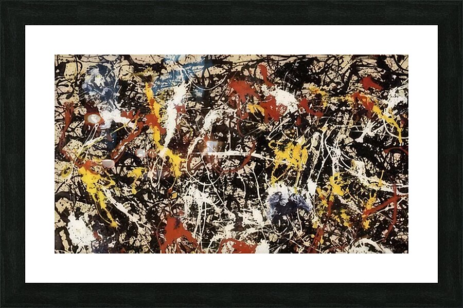 Jackson Pollock 40 Picture Frame print