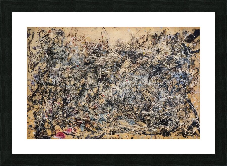 Jackson Pollock 47 Picture Frame print