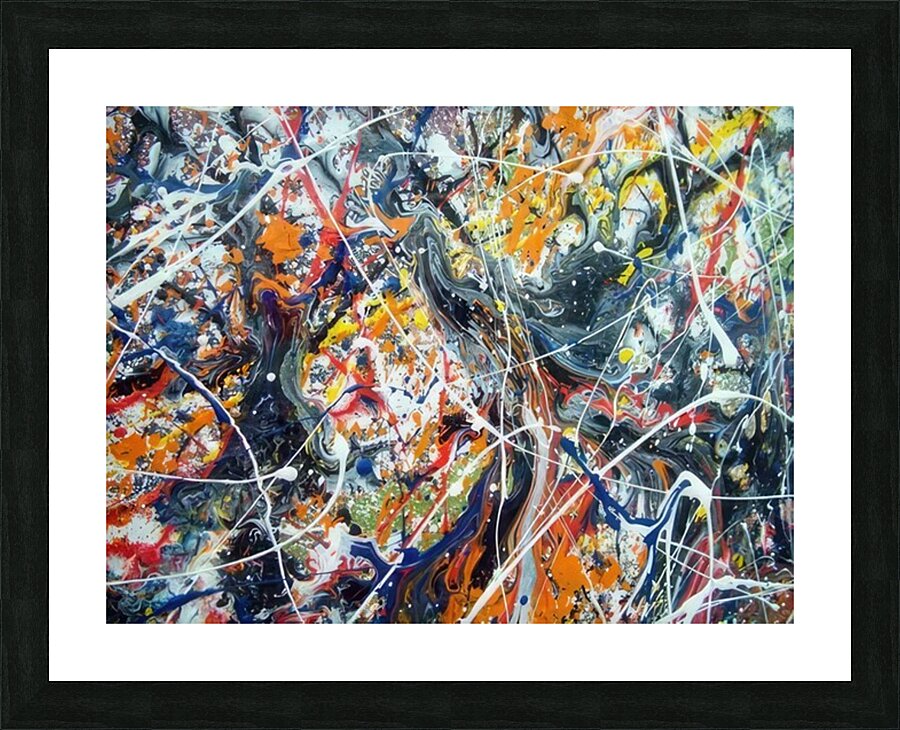 Jackson Pollock 49 Picture Frame print
