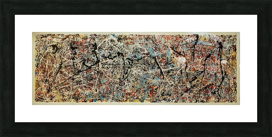 Jackson Pollock 1 Picture Frame print