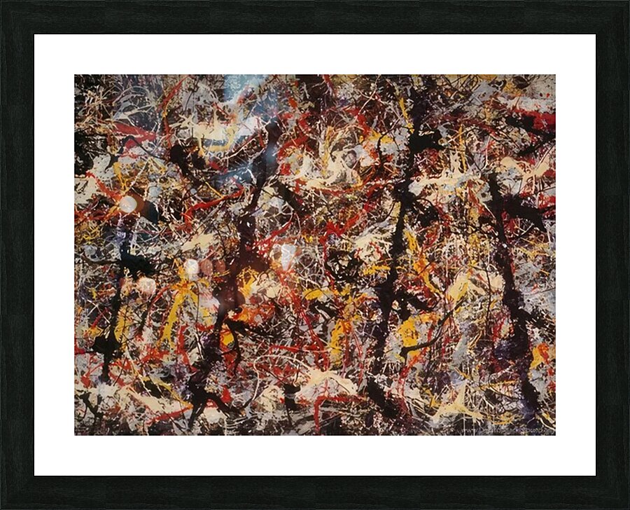 Jackson Pollock 2 Picture Frame print