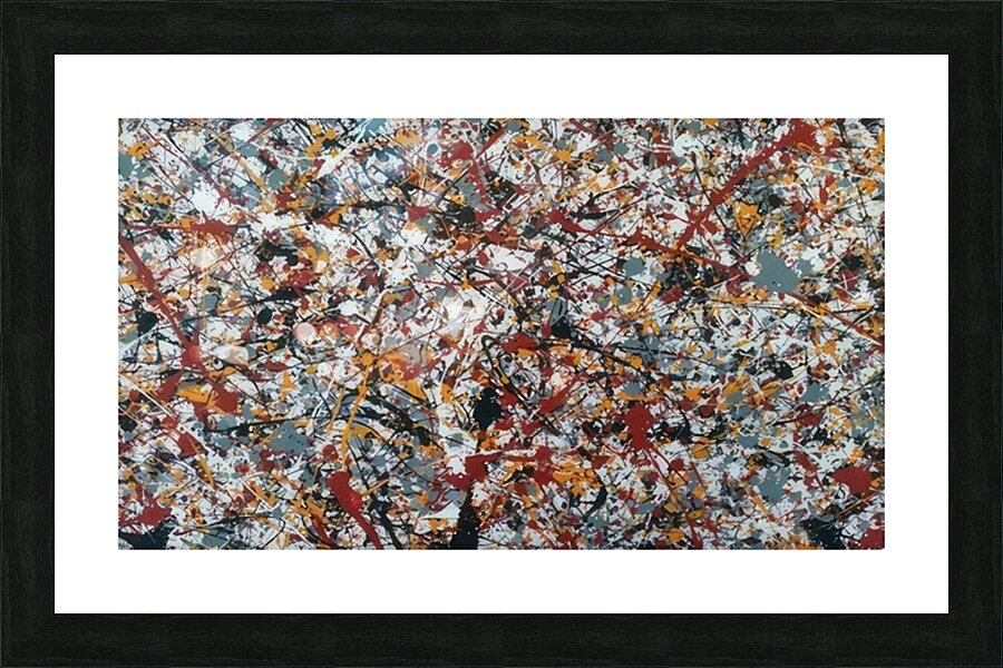 Jackson Pollock 5 Picture Frame print