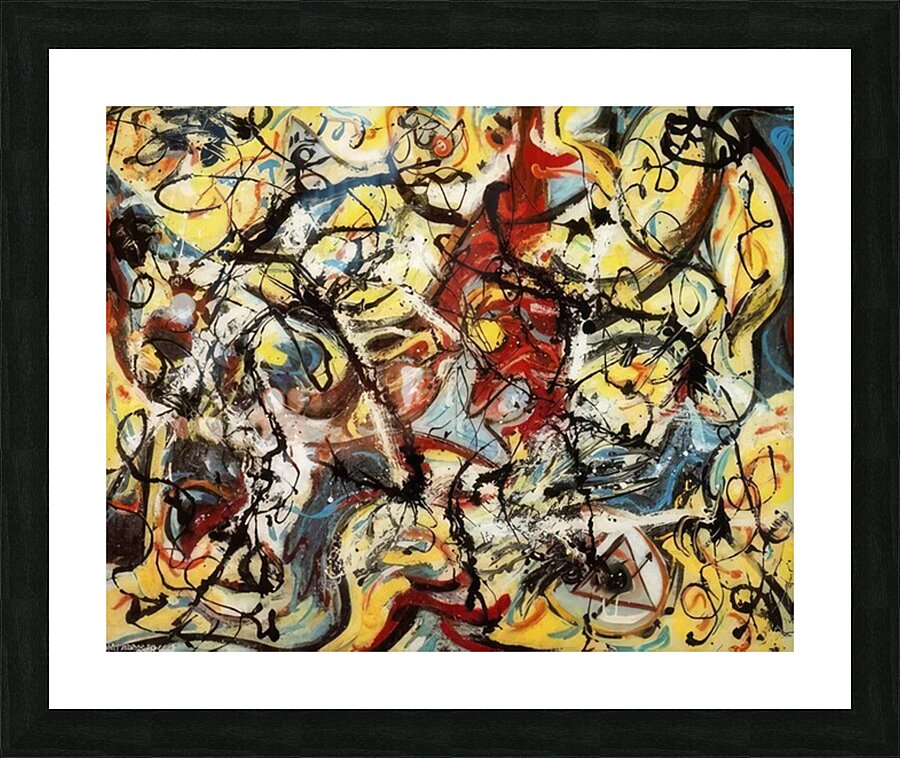 Jackson Pollock 8 Picture Frame print