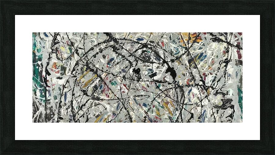 Jackson Pollock 12 Picture Frame print