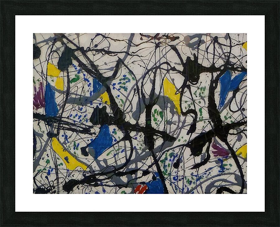 Jackson Pollock 13 Picture Frame print
