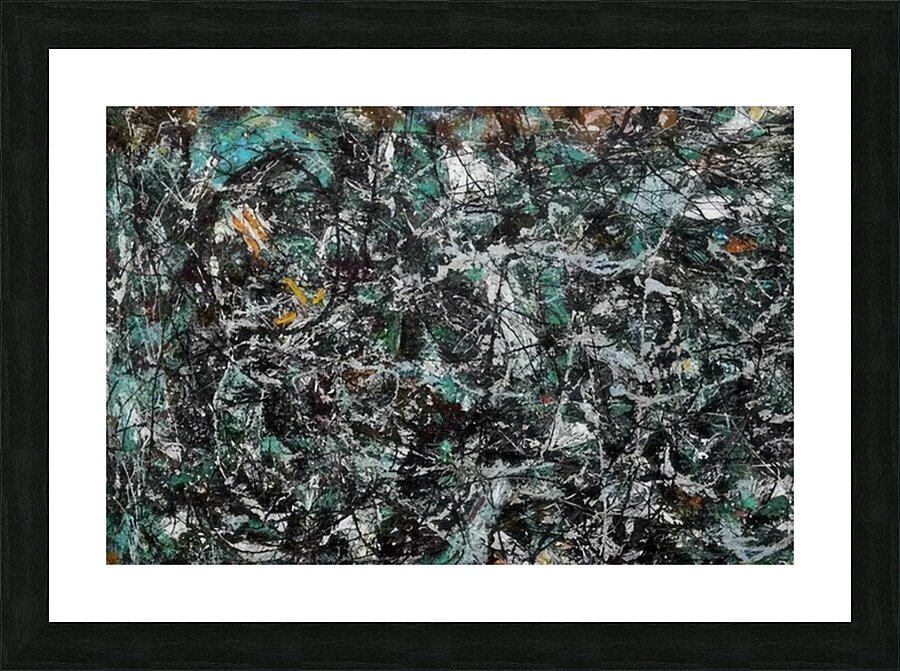 Jackson Pollock 16 Picture Frame print