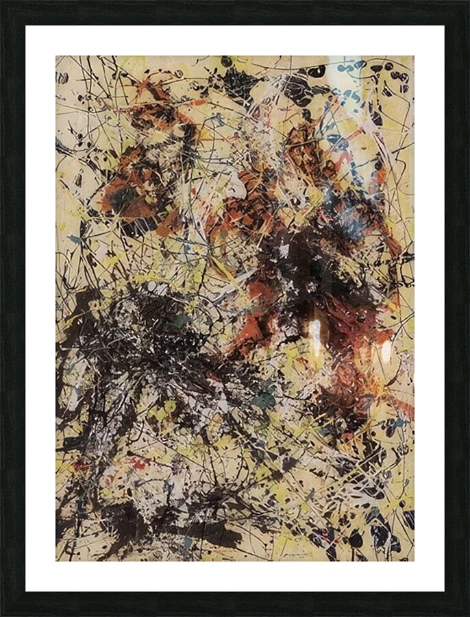 Jackson Pollock 17 Picture Frame print